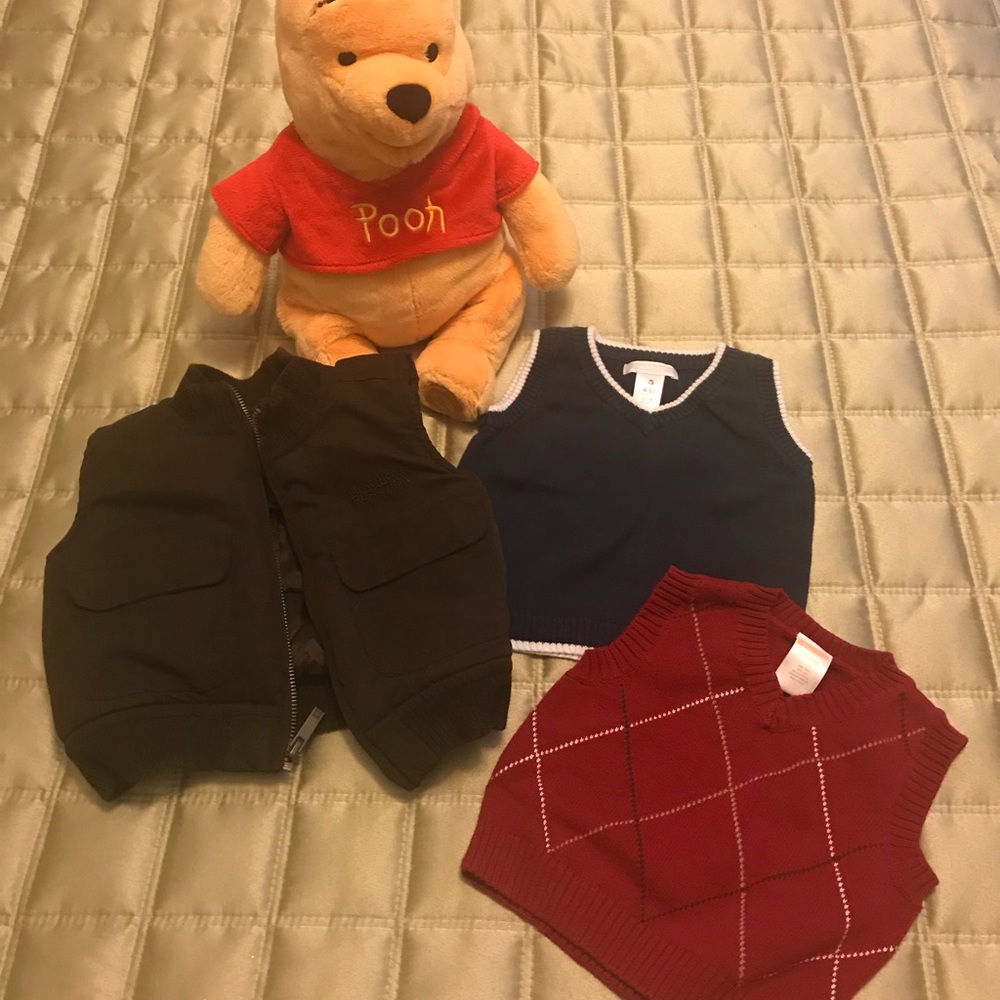 Lot of baby boy vests